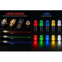Laserdiode vs LED: Nøgleforskelle, ydeevne, applikationer og hvilken er bedre?